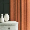 Cobblestone Fabric from Linwood Fabrics Chesil collection - orange plain woven