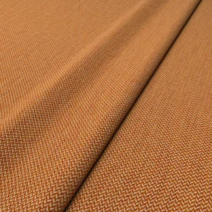 Cobblestone Fabric from Linwood Fabrics Chesil collection - orange plain woven
