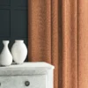 Cobblestone Fabric from Linwood Fabrics Chesil collection - red plain woven
