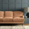 Cobblestone Fabric from Linwood Fabrics Chesil collection - red plain woven