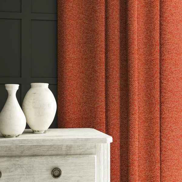 Jetty Fabric from Linwood Fabrics Chesil collection - red plain woven