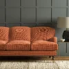 Jetty Fabric from Linwood Fabrics Chesil collection - red plain woven
