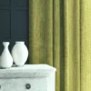 Jetty Fabric from Linwood Fabrics Chesil collection - green plain woven