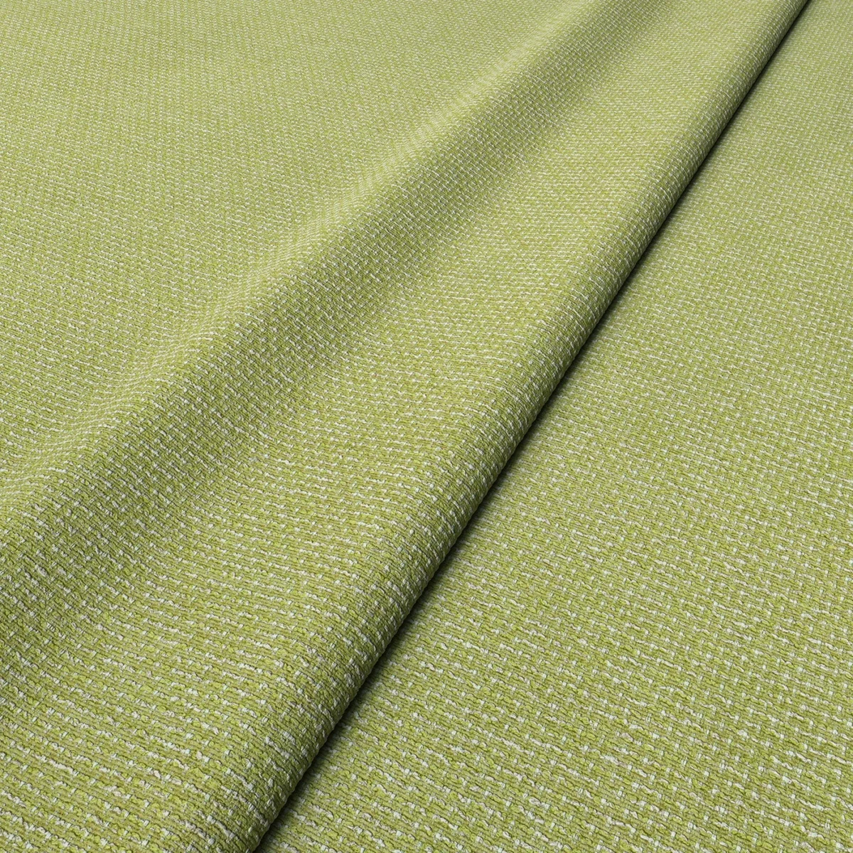 Jetty Fabric - Chartreuse by Jetty Fabric from Linwood Fabrics Chesil collection - green plain woven