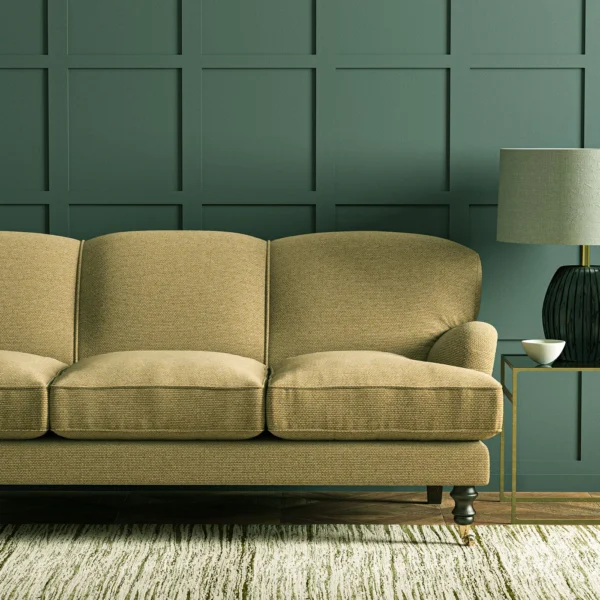 Jetty Fabric - Sahara by Jetty Fabric from Linwood Fabrics Chesil collection - yellow plain woven
