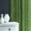 Jetty Fabric from Linwood Fabrics Chesil collection - green plain woven
