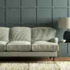 Jetty Fabric from Linwood Fabrics Chesil collection - black-grey plain woven