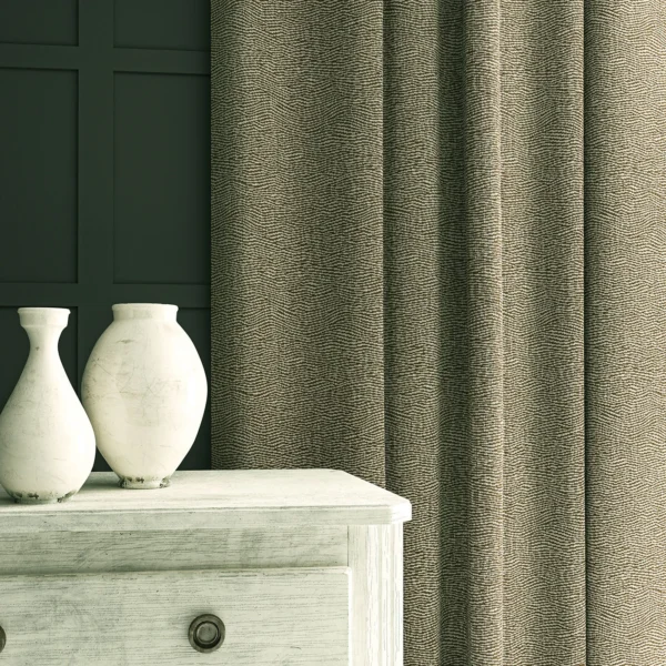 Tidal Fabric - Sepia by Tidal Fabric from Linwood Fabrics Chesil collection - brown contemporary woven