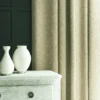Tidal Fabric from Linwood Fabrics Chesil collection - black-grey contemporary woven