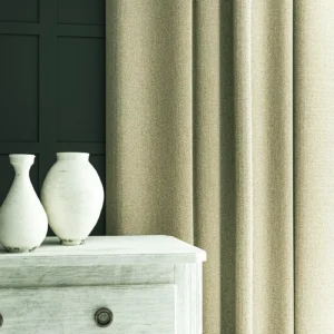 Tidal Fabric from Linwood Fabrics Chesil collection - black-grey contemporary woven