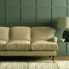Tidal Fabric from Linwood Fabrics Chesil collection - yellow contemporary woven