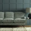 Tidal Fabric from Linwood Fabrics Chesil collection - blue contemporary woven