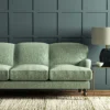 Tidal Fabric from Linwood Fabrics Chesil collection - blue contemporary woven