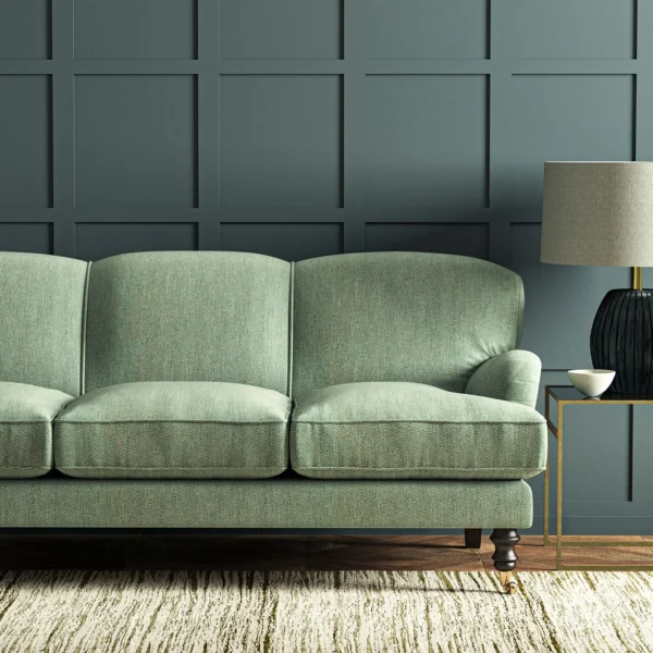 Tidal Fabric - Cyan by Tidal Fabric from Linwood Fabrics Chesil collection - blue contemporary woven