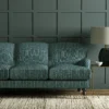 Lamina Fabric from Linwood Fabrics Chesil collection - blue contemporary woven