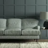 Lamina Fabric from Linwood Fabrics Chesil collection - blue contemporary woven