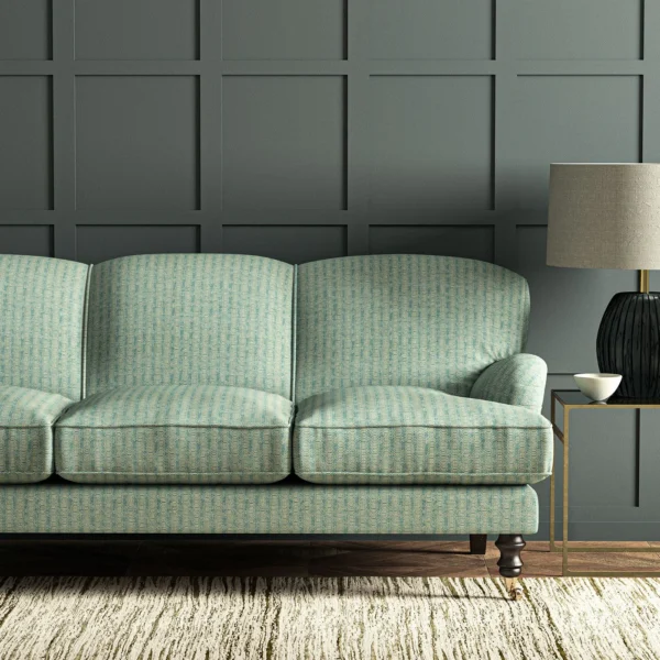 Lamina Fabric - Blue Pool by Lamina Fabric from Linwood Fabrics Chesil collection - blue contemporary woven
