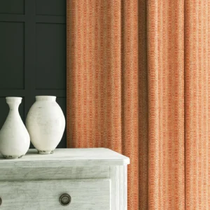 Lamina Fabric from Linwood Fabrics Chesil collection - orange contemporary woven