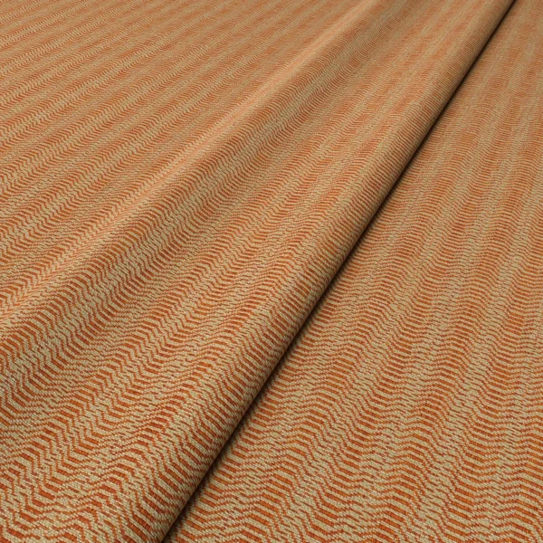 Lamina Fabric - Papaya by Lamina Fabric from Linwood Fabrics Chesil collection - orange contemporary woven