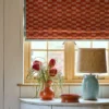 Strata Fabric from Linwood Fabrics Chesil collection - red checked woven