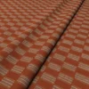 Strata Fabric from Linwood Fabrics Chesil collection - red checked woven