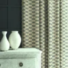 Strata Fabric from Linwood Fabrics Chesil collection - blue checked woven