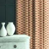 Strata Fabric from Linwood Fabrics Chesil collection - red checked woven