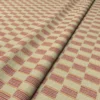 Strata Fabric from Linwood Fabrics Chesil collection - red checked woven