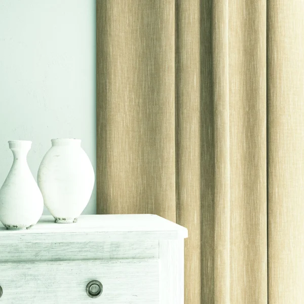 Pluto Fabric from Linwood Fabrics Pluto collection - neutral plain woven