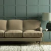 Pluto Fabric from Linwood Fabrics Pluto collection - brown plain woven