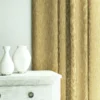 Pluto Fabric from Linwood Fabrics Pluto collection - yellow plain woven