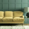 Pluto Fabric from Linwood Fabrics Pluto collection - yellow plain woven