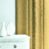 Pluto Fabric from Linwood Fabrics Pluto collection - yellow plain woven