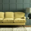 Pluto Fabric from Linwood Fabrics Pluto collection - yellow plain woven