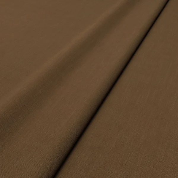 Pluto Fabric from Linwood Fabrics Pluto collection - brown plain woven