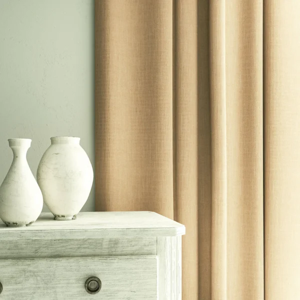 Pluto Fabric from Linwood Fabrics Pluto collection - neutral plain woven