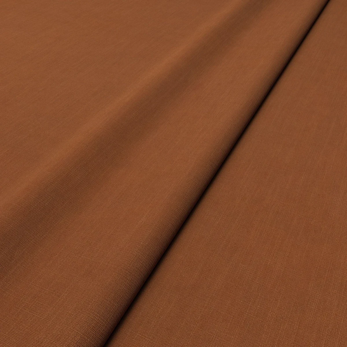 Pluto Fabric - Rust by Pluto Fabric from Linwood Fabrics Pluto collection - orange plain woven