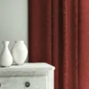 Pluto Fabric from Linwood Fabrics Pluto collection - red plain woven