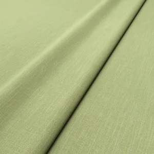 Pluto Fabric from Linwood Fabrics Pluto collection - green plain woven