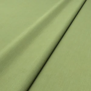 Pluto Fabric from Linwood Fabrics Pluto collection - green plain woven