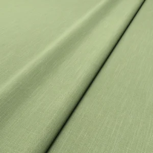 Pluto Fabric from Linwood Fabrics Pluto collection - green plain woven