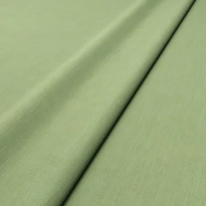 Pluto Fabric from Linwood Fabrics Pluto collection - green plain woven