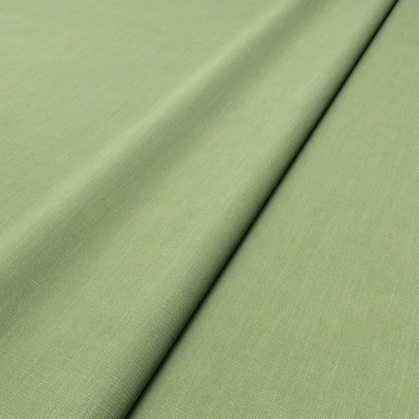 Pluto Fabric - Seafoam by Pluto Fabric from Linwood Fabrics Pluto collection - green plain woven
