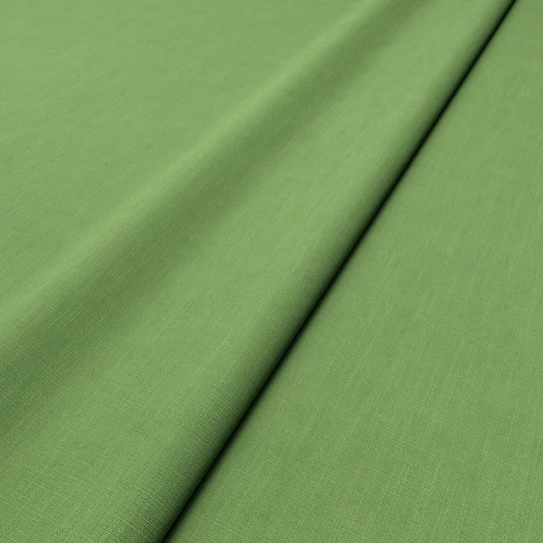 Pluto Fabric - Spring Green by Pluto Fabric from Linwood Fabrics Pluto collection - green plain woven