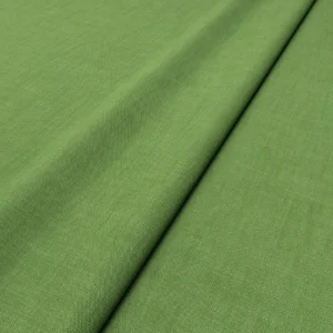 Pluto Fabric from Linwood Fabrics Pluto collection - green plain woven