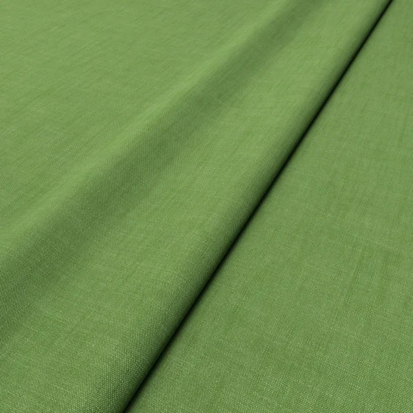 Pluto Fabric from Linwood Fabrics Pluto collection - green plain woven
