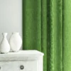 Pluto Fabric from Linwood Fabrics Pluto collection - green plain woven