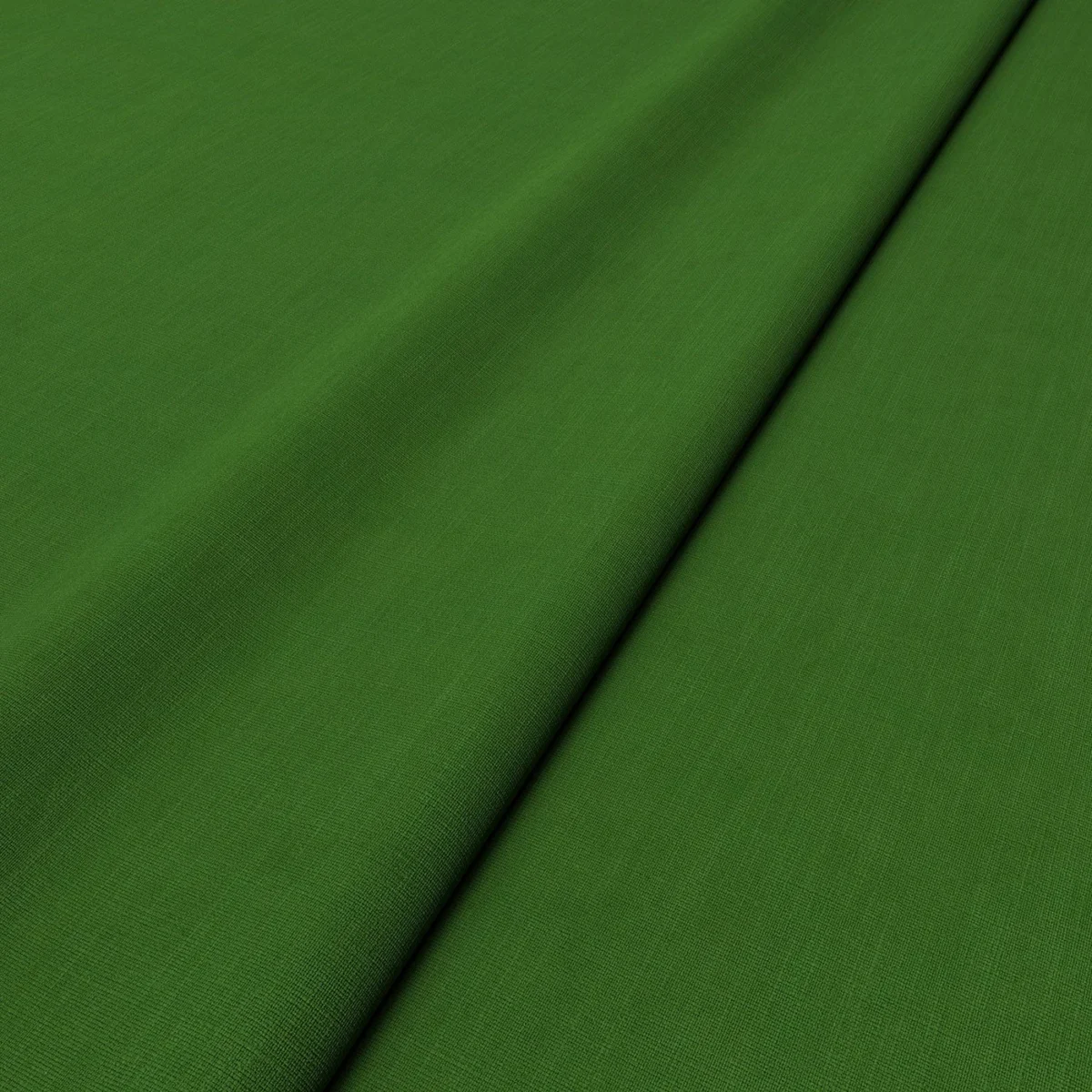 Pluto Fabric - Shamrock by Pluto Fabric from Linwood Fabrics Pluto collection - green plain woven