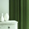 Pluto Fabric from Linwood Fabrics Pluto collection - green plain woven