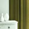 Pluto Fabric from Linwood Fabrics Pluto collection - green plain woven